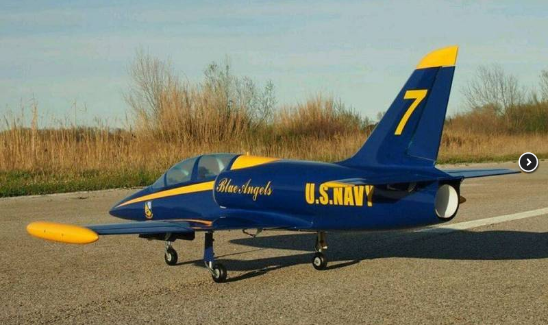 SebArt Mini Albatros L-39 Jet 1.43m ARF (Blue Angels)