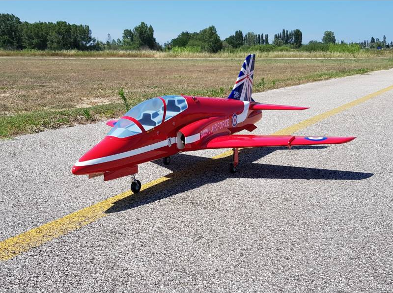 SebArt Mini BAe Hawk T1 V2 90mm 1.42m ARF (Red Arrows)