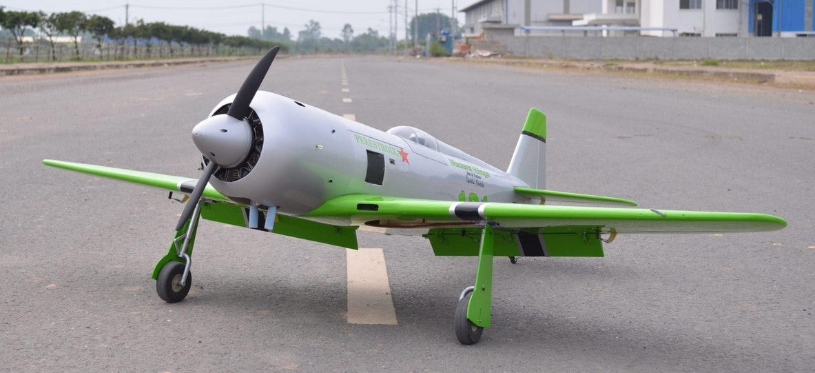 Seagull Reno YAK 11 Reno Racer (Perestroika) 1.8m - 35cc with Electric Retracts - Green / Chrome ARTF