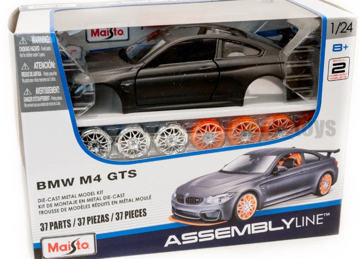 Maisto 1:24 BMW M4 Gts Black and Orange Kit