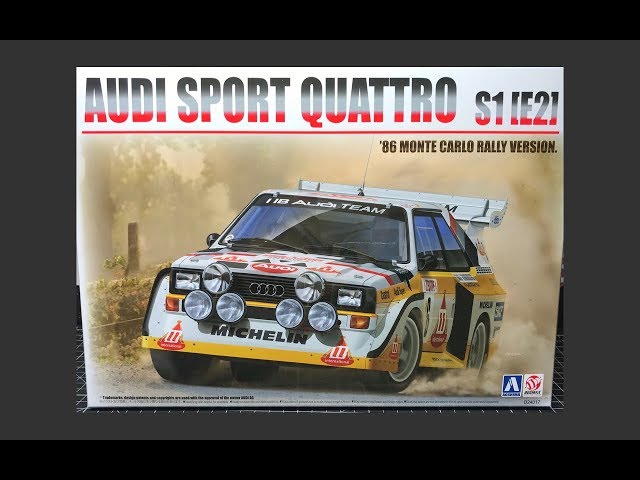 Beemax 1/24 Audi Sport Quattro S1 (E2) 1986 Monte Carlo Rally Version H.Mikkola/A.Hertz 024017