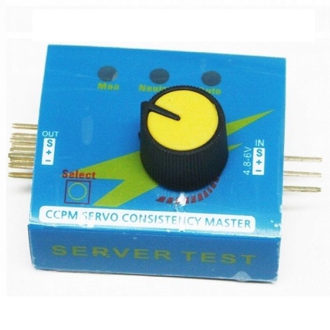 Servo Tester Plastic soft case