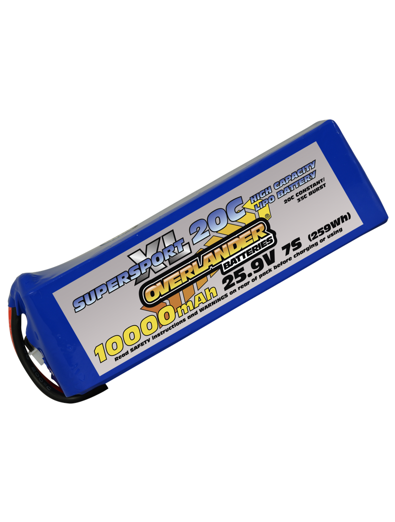 10000mAh 25.9V 7S 20C Supersport XL LiPo Battery