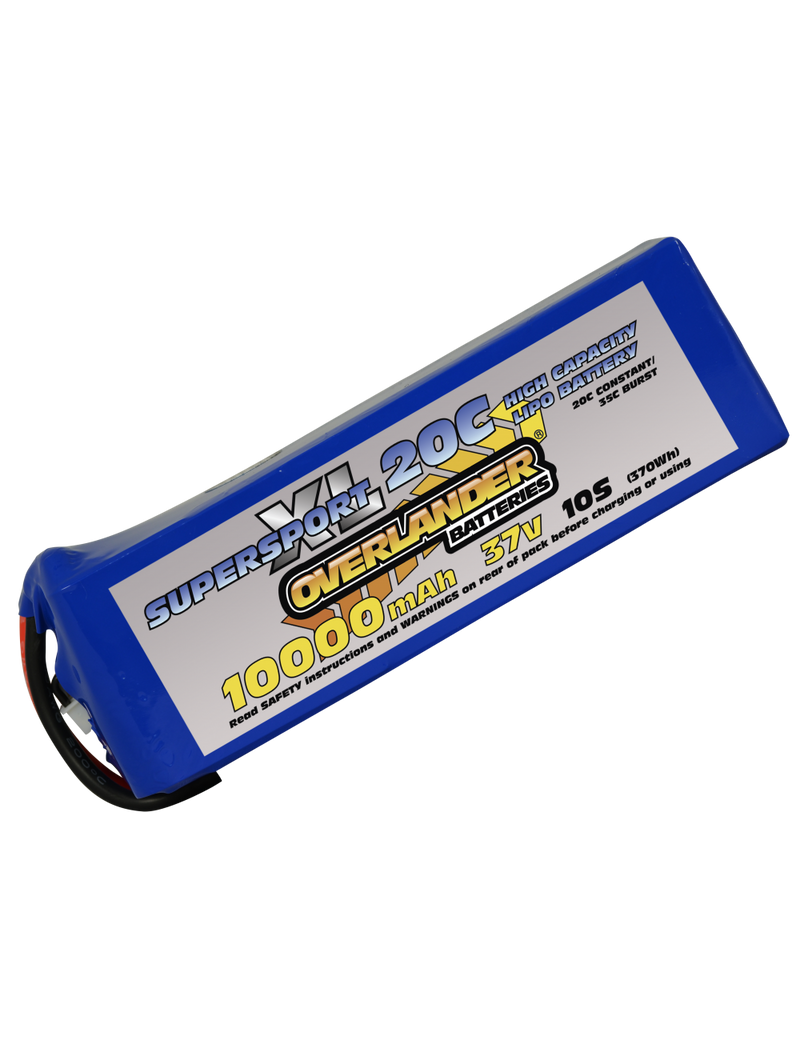 10000mAh 37V 10S 20C Supersport XL LiPo Battery