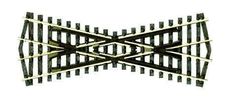 Peco SL-393 Short Crossing Insulfrog Code 80 nickel silver rail N Gauge