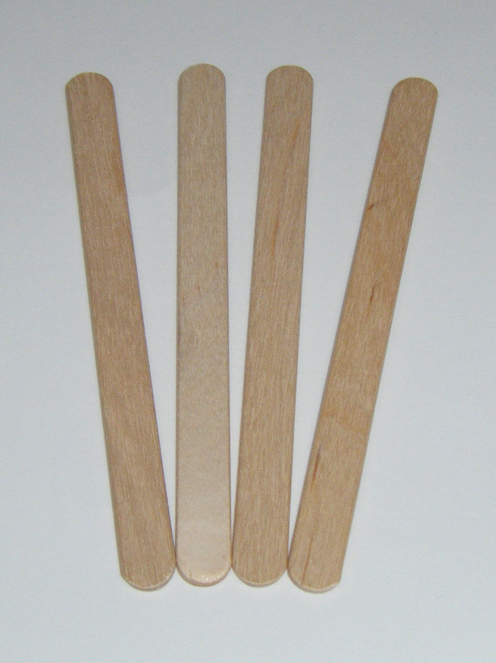 Bucks Composites Wooden Mixing Spatulas (rounded ends) - pack of 50
