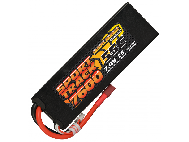 7600 2s 55c Lipo Hard Case Battery