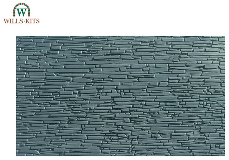 Wills Materials Packs OO HO SSMP232 Slate Walling (4)