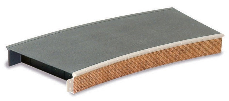 Peco ST-292 Setrack Platform System 2 Curved Platforms Brick Edging - 00 Gauge