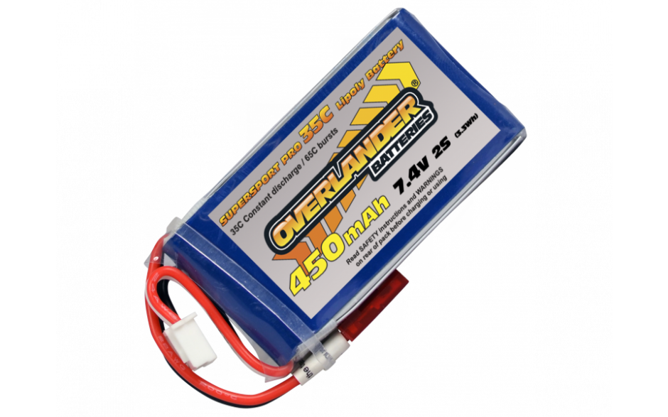 Overlander 450mAh 11.1v 3s Lipo Battery