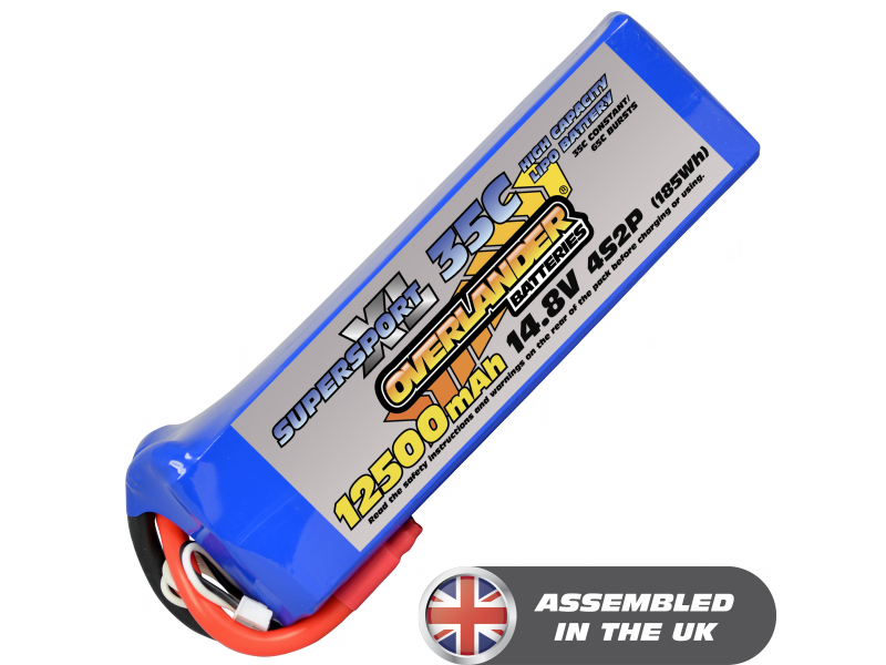 LiPo 8500mAh 4S 14.8v 35C Supersport Light XL- SKU 2794