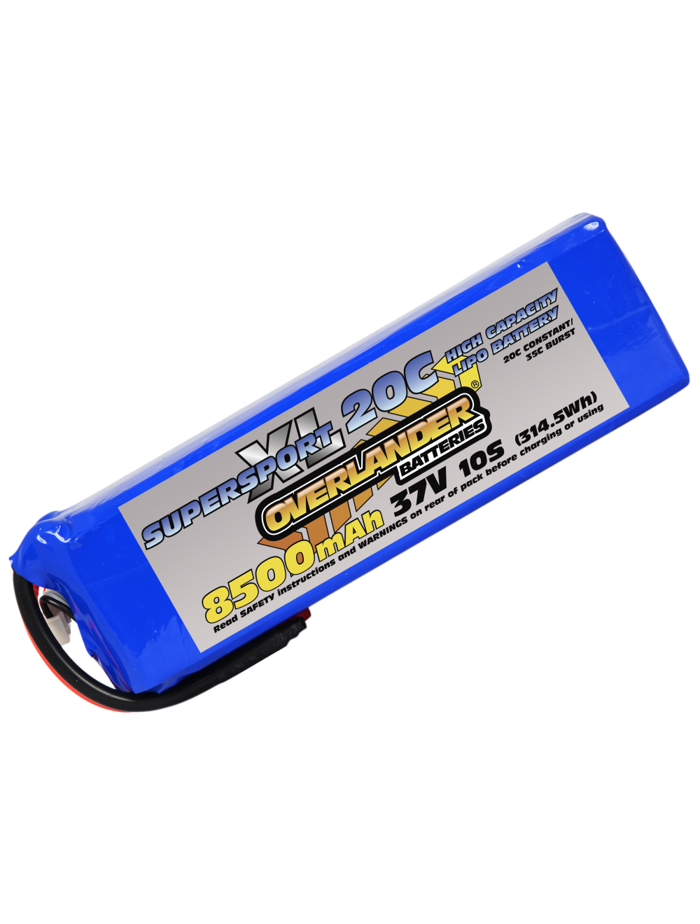 8500mAh 37V 10S 20C Supersport XL LiPo Battery