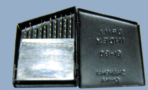 20 Piece Drill Flat Metal Case 61-80