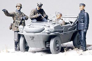 Tamiya 1/35 4 Recon figures for Schwimwagon 35253