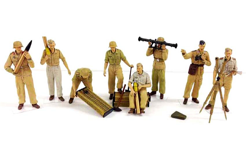 Tamiya 1/35 Africa Luftwaffe Artillery Crew 35343