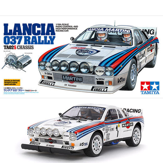 TAMIYA 1/10 RC Lancia 037 Rally (TA02-S)
