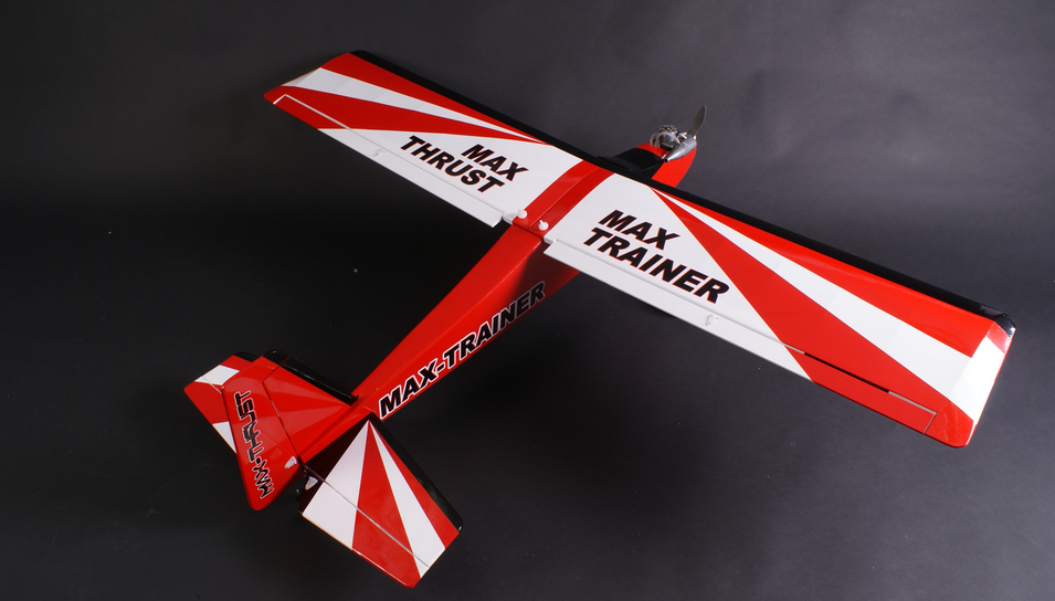 Max Thrust Pro-Built Balsa Trainer 32-40 IC/ Electric (1-MT-BALSA-TRAINER)