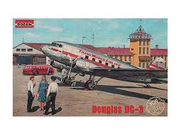 Plastic Kit Roden Douglas DC-3 1:144 Scale PKROD309
