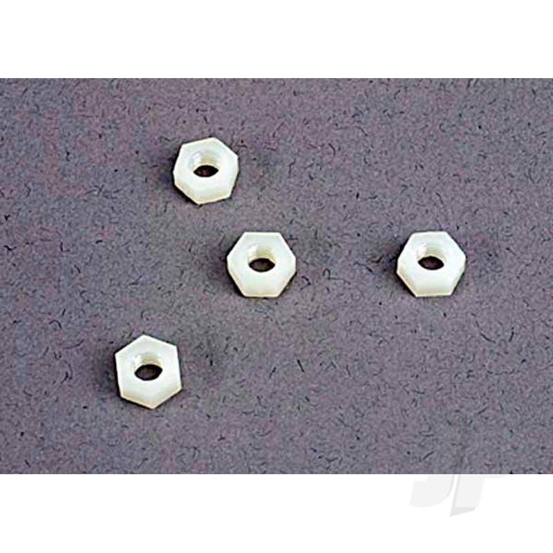 4mm nylon wheel nuts (4pcs)