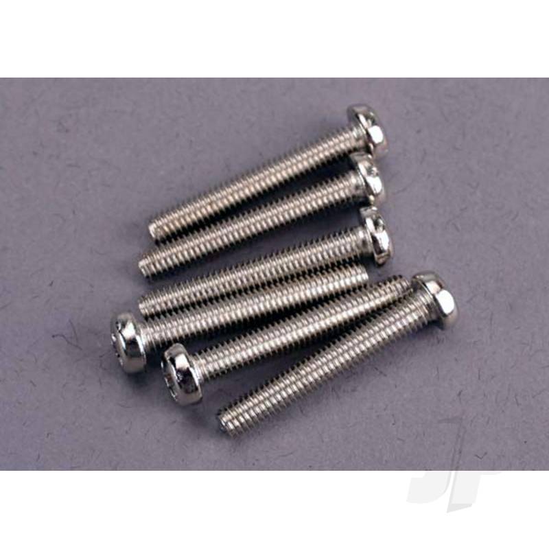 Screws 3x20mm roundhead machine (6pcs)