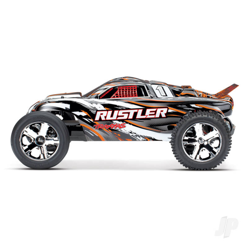 Traxxas Rustler XL-5 2WD (TQ/No Batt or Chg) - Orange
