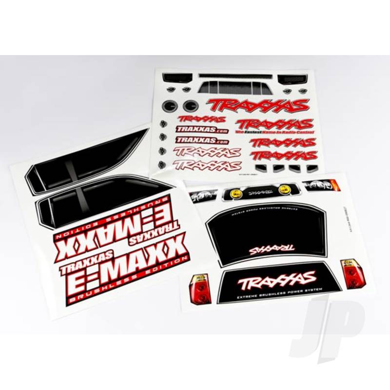 Decal sheets E-Maxx Brushless (model 3908)