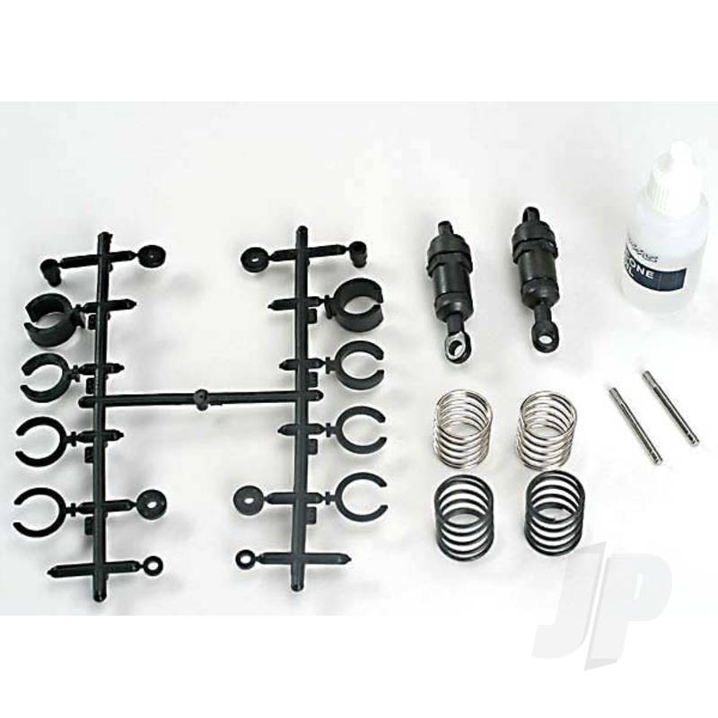 Ultra shocks (black) (Short) (complete with spring preload spacers & springs) (2pcs)