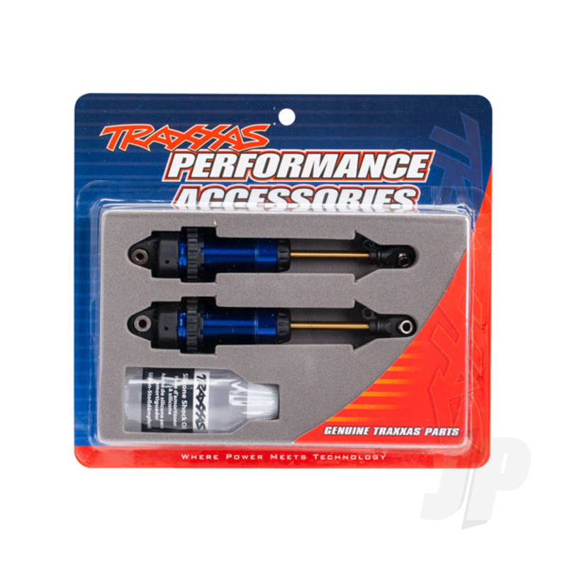 Traxxas Shocks GTR XX-Long blue-anodized PTFE-coated bodies with TiN shafts (fully assembled with out springs) (2pcs)