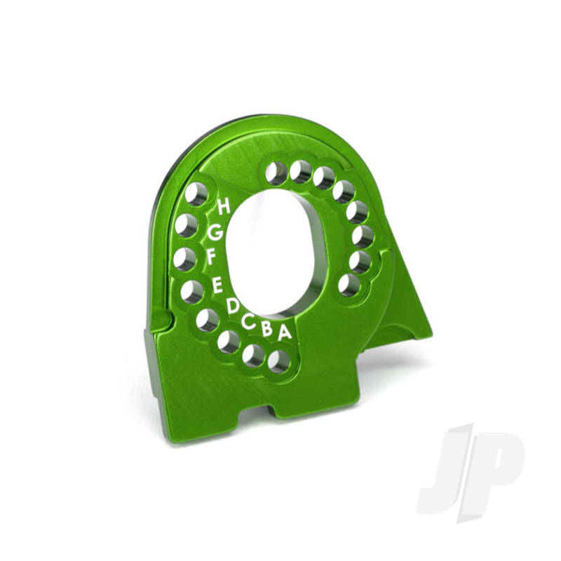 Motor mount plate 6061-T6 aluminium (green-anodized)