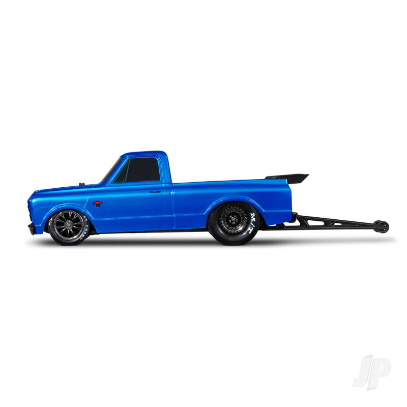 Traxxas Drag Slash 1:10 Brushless RTR Drag Truck - Brilliant Blue (+ TQ TSM - VXL-3S - Velineon 3500Kv)
