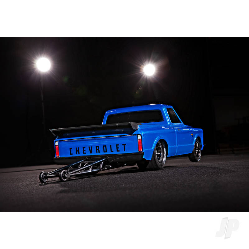 Traxxas Drag Slash 1:10 Brushless RTR Drag Truck - Brilliant Blue (+ TQ TSM - VXL-3S - Velineon 3500Kv)