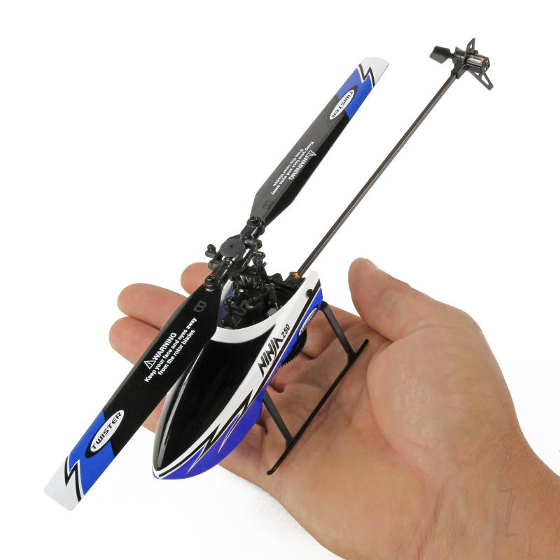 Twister Ninja 250 Blue Ready to Fly Helicopter
