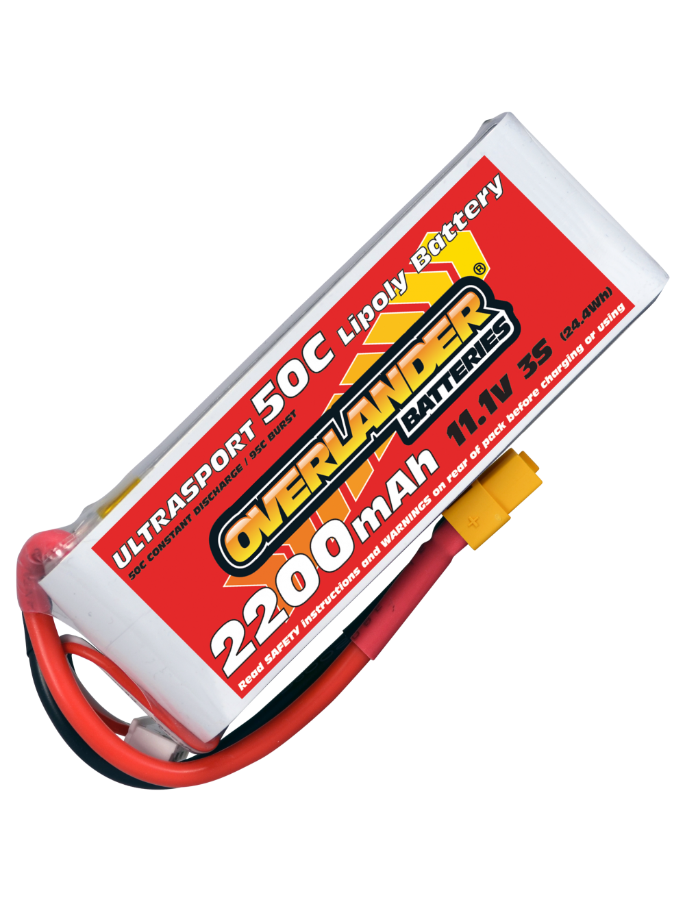 2200mAh 11.1V 3S 50C Ultrasport LiPo Battery