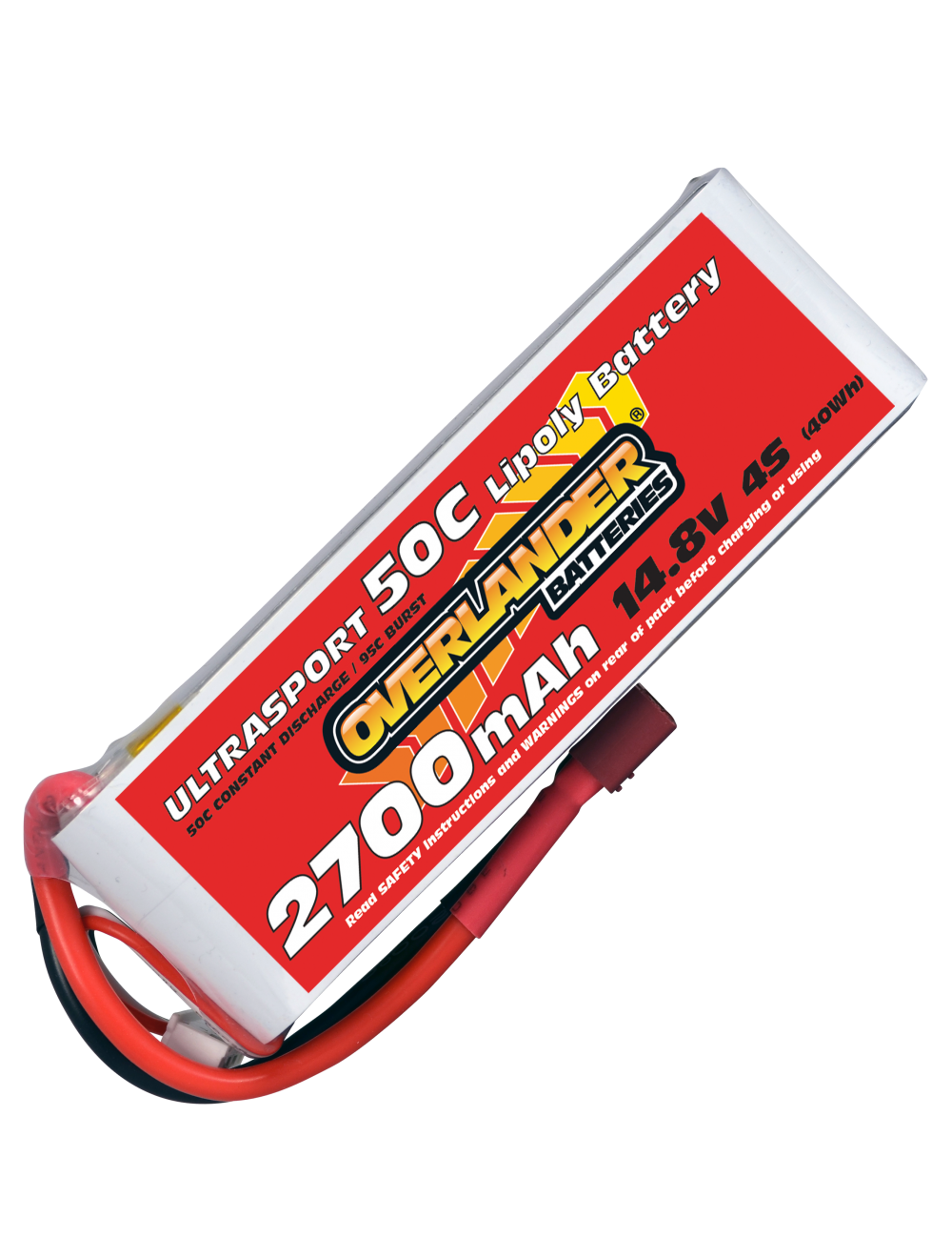2700mAh 14.8V 4S 50C Ultrasport LiPo Battery
