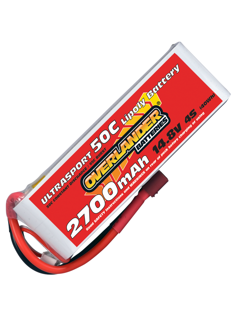 2700mAh 14.8V 4S 50C Ultrasport LiPo Battery
