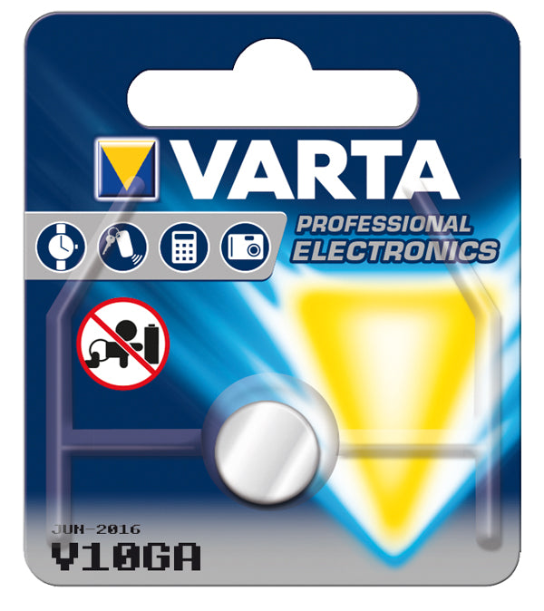 VARTA ALKALINE ELECTRONIC DRY CELL LR54 V10GA