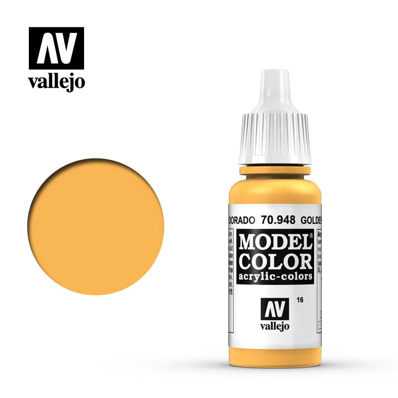 VALLEJO 70948 Model Color 016 Golden Yellow Matt 17 ml