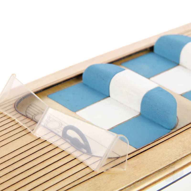 Riviera Motor Boat Kit 400mm Laser Cut (The wooden Model Boat Company