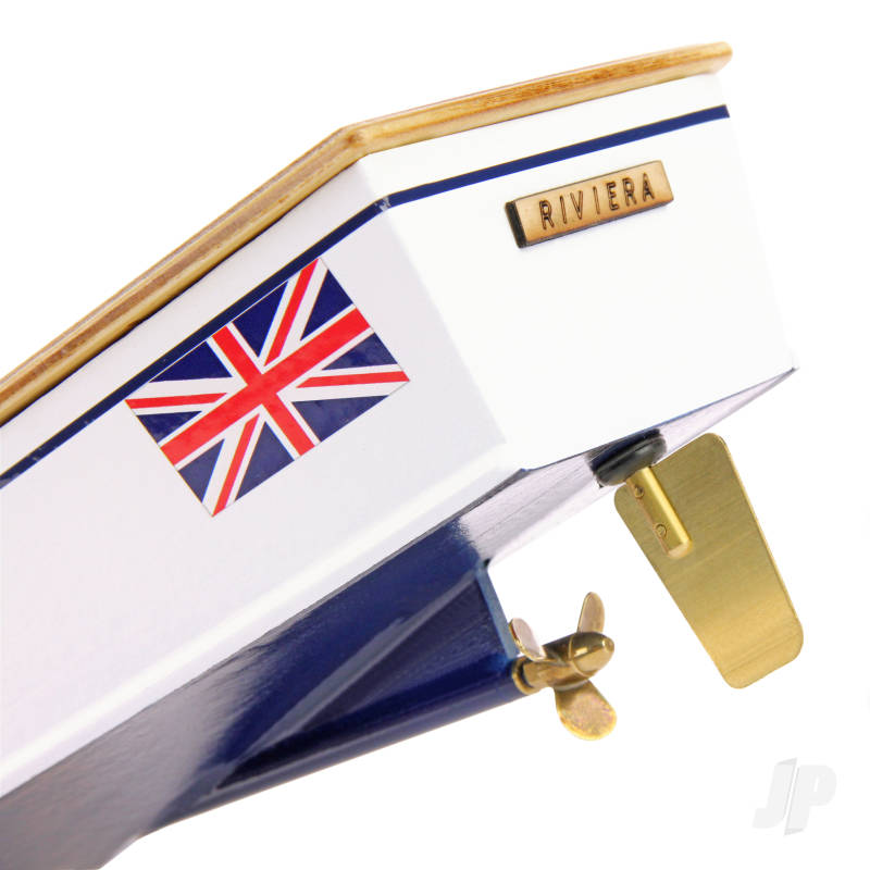 Riviera Motor Boat Kit 400mm Laser Cut (The wooden Model Boat Company