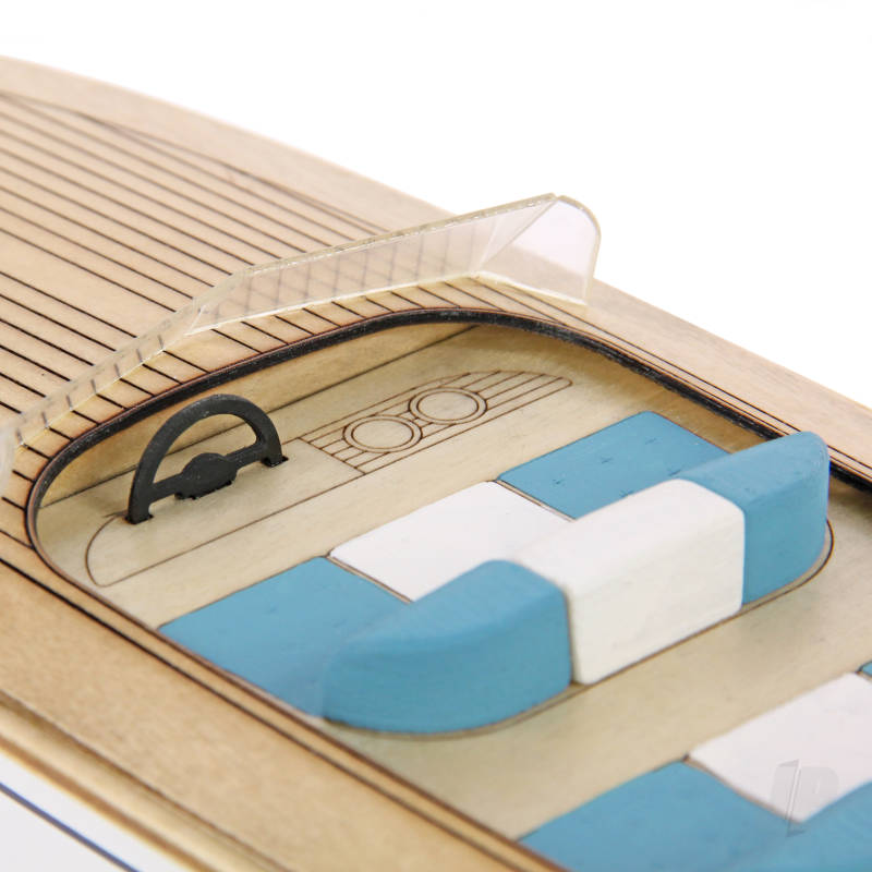 Riviera Motor Boat Kit 400mm Laser Cut (The wooden Model Boat Company