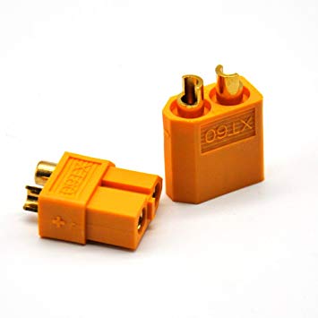 XT60 Connectors 5 pairs with Heat Shrink