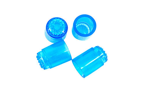 Futaba Rubber Stick Caps - Blue (BOX 6)