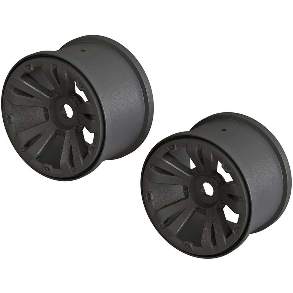 MT 3.8 Wheel 17mm Hex Black (2)