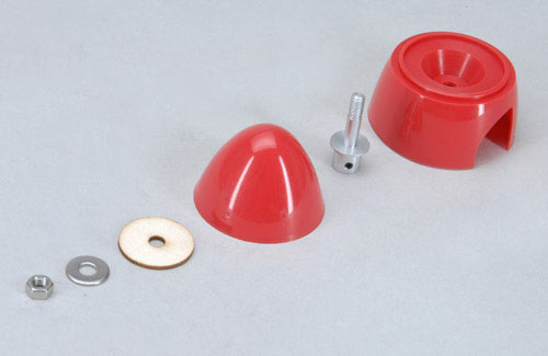 Mustang 54 mm 2 /4 Inch Red Spinner and adpter