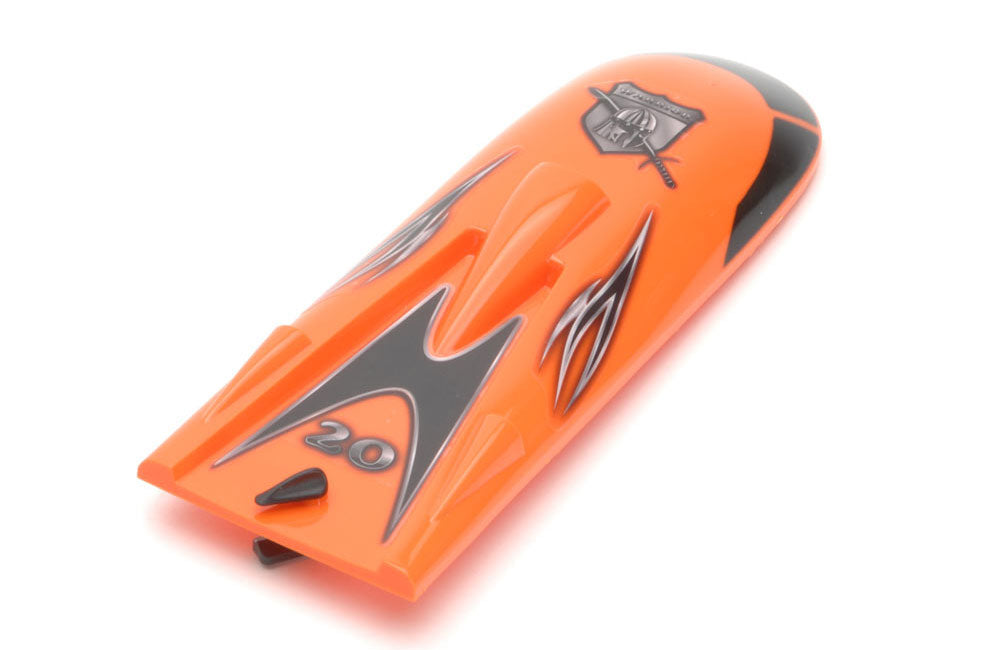 Genuine Joysway Boat Parts Deck/Cover-Os Lite Warr(Orange)V3 (BOX 60)