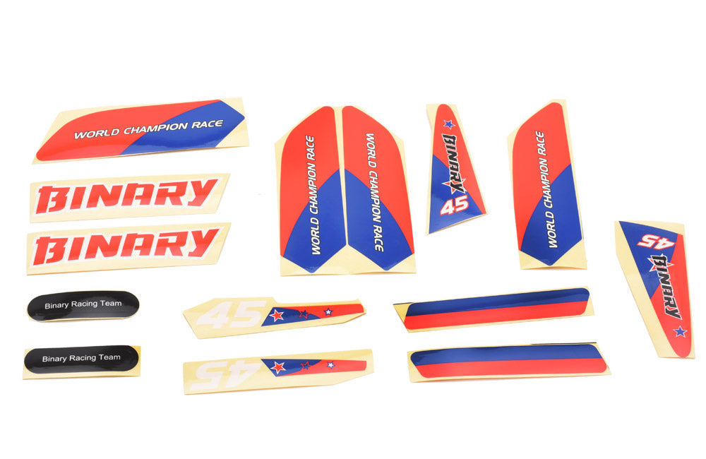 Genuine Joysway Spare Decals Binary Red (BOX 61)