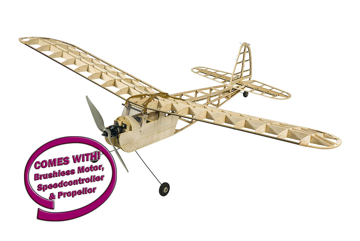 DW Cute Girl 1.15M Balsa Kit (inc Motor/ ESC/ Servos/ Prop)