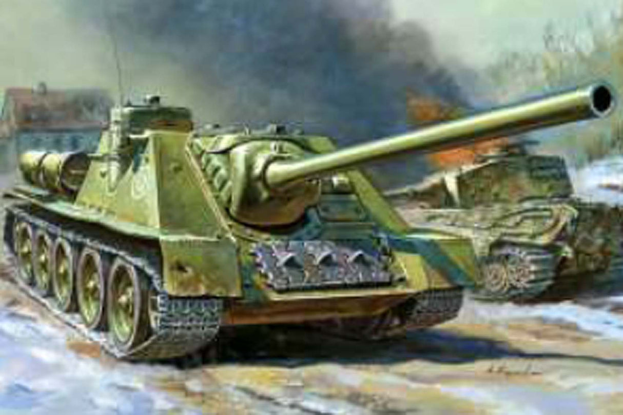 Zvezda 1/72 SOVIET SELF PROPELLED GUN SU-100 5044