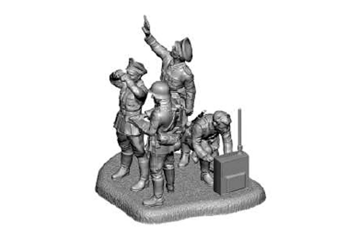 Zvezda 1/72 GERMAN HQ WWII STAFF 6133