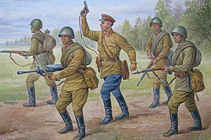 Zvezda 1/72 Soviet Regular Infantry 1941-42 6179